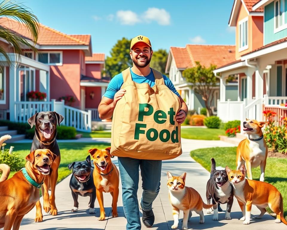 Pet food delivery